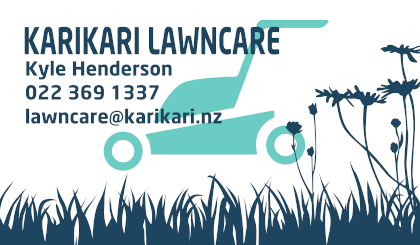 Karikari Lawncare Business Card